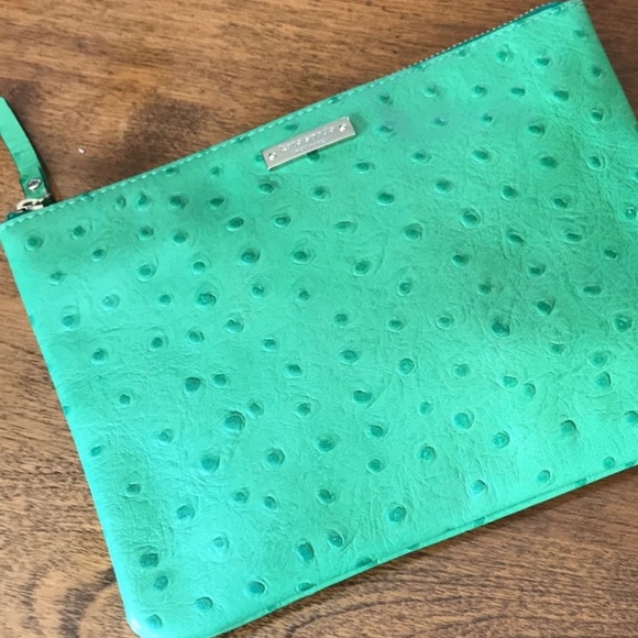 kate spade Handbags - Kate Spade Green clutch